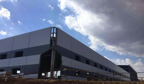 Prefab Steel H-Beam Warehouse Structure voor reksystemen
