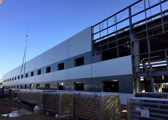 Prefab Steel H-Beam Warehouse Structure voor reksystemen