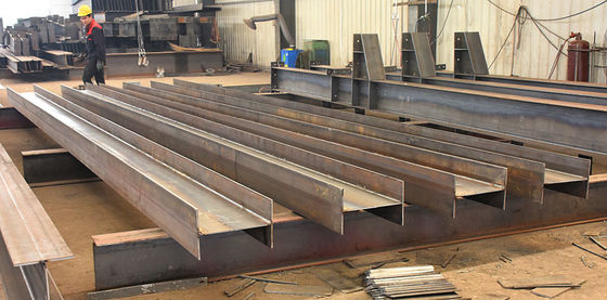 Op maat gelaste H-balk constructiestaal Q235B Q355B ASTM A36