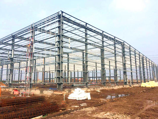 H sectie staal magazijn lage prijs prefab frame constructie voor sorrage