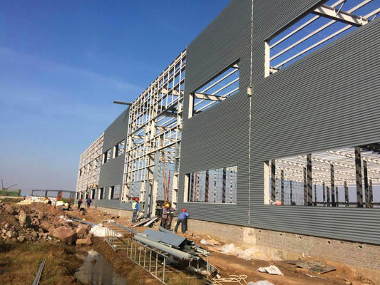 H sectie staal magazijn lage prijs prefab frame constructie voor sorrage