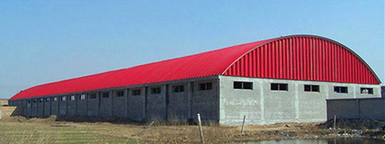 Voorgefabriceerde stalen frame shed voor landbouwmachines Q235B Q355B