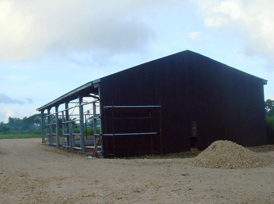 Staalconstructie magazijn metalen opslagplaatsen voor landbouwmachines