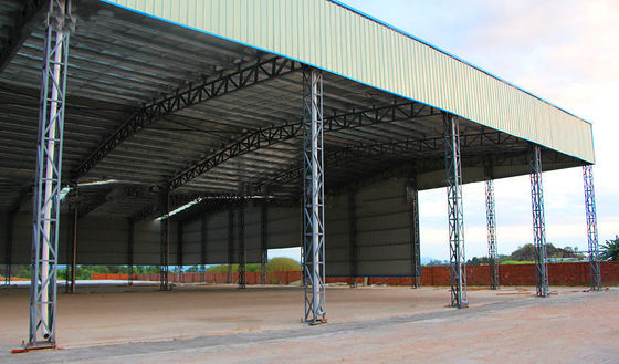 Prefab Light Span Steel Warehouse met truss dak