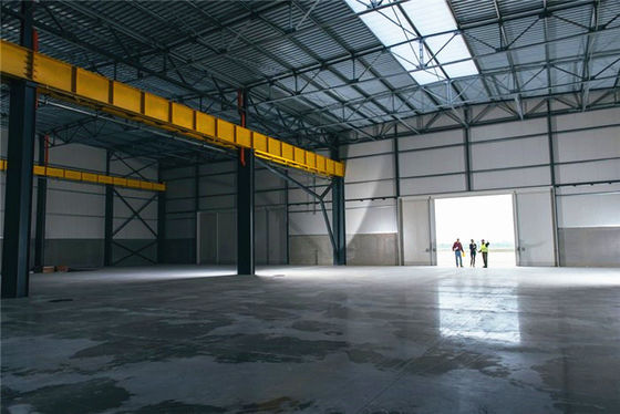 Portal Frame Prefab Preassembled Steel Workshop Gebouw Berging Garage Warmgewalste sectie