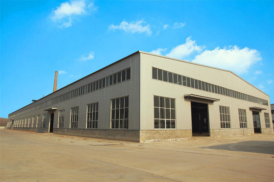 Prefab / Prefab Light Metal Frame Building Steel Structure Workshop
