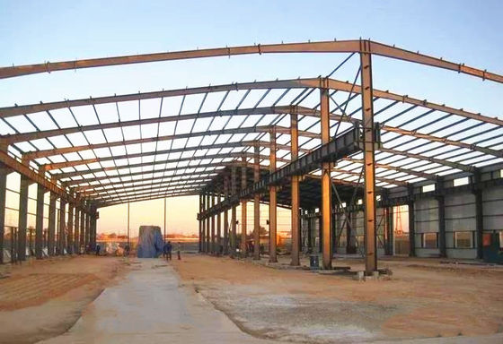 Duurzame industriële fabriek Staalconstructie Bouwbouw Gebouw Prefabricated Metal Workshop