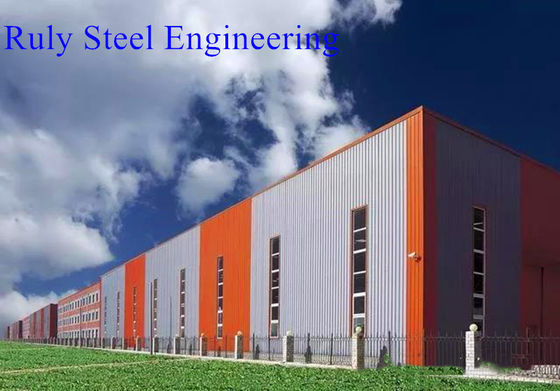Warme verkoop Prefabriceerd staal Werkplaats Gebouw Metalen gegalvaniseerd portaal frame Constructie opslag