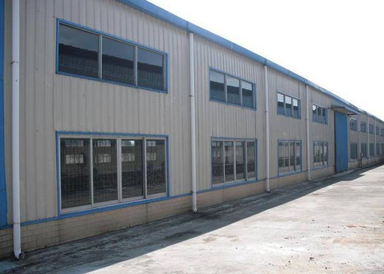 H-sectie Frame Part Prefabricated Steel Workshops Hoog windweerstand Gratis aanpassing