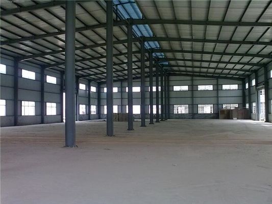 Prefab stalen magazijn met glaswol sandwichpanelen