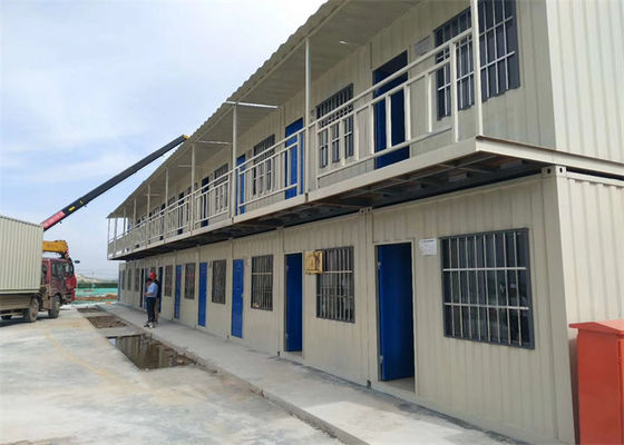 Draagbare Prefab Container Slaapzaal met Gegalvaniseerde Structuur