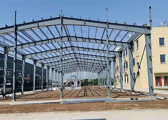 50Mx20M Geprefabriceerd Stalen Magazijn met Gegalvaniseerd Frame