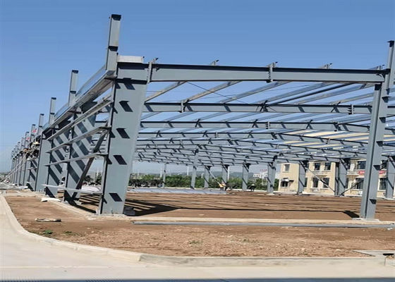 50Mx20M Geprefabriceerd Stalen Magazijn met Gegalvaniseerd Frame