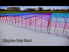 3D Model voor Stalen Frame Structuur